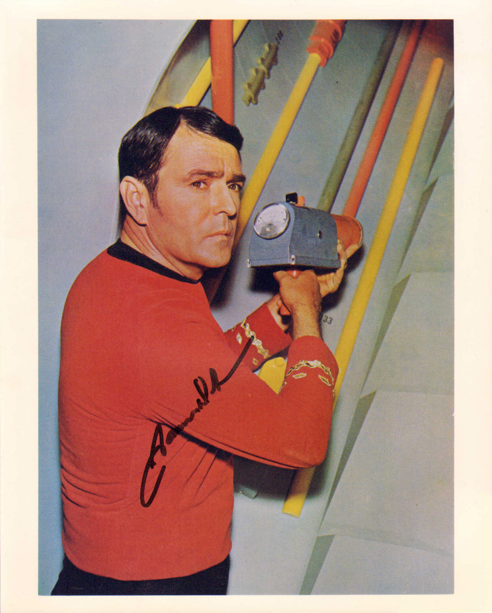 James Doohan as Scotty in Star Trek: The Original Series Signed 8x10 Photo