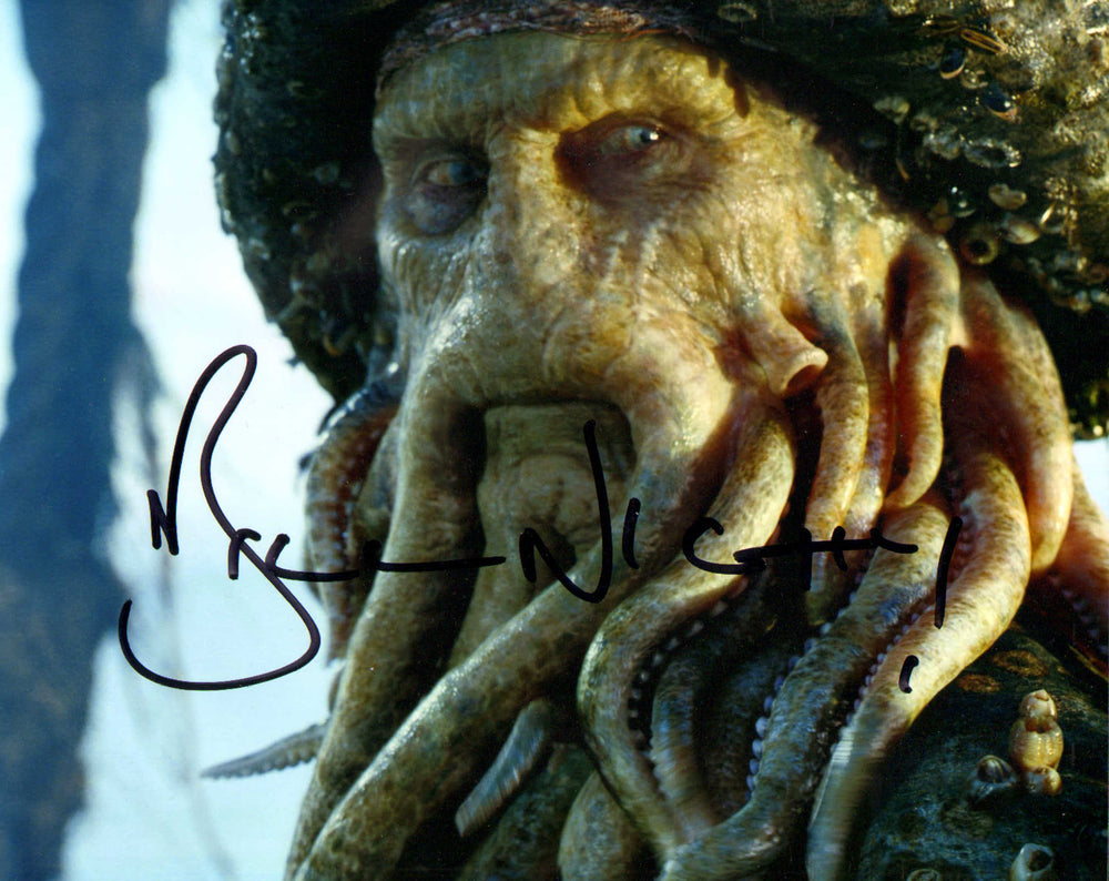 Bill Nighy as Davy Jones in Pirates of the Caribbean: Dead Man's Chest Signed 8x10 Photo