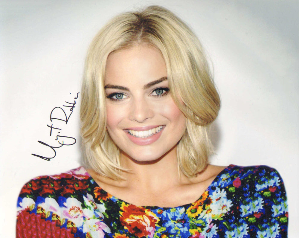 Margot Robbie from Barbie, The Wolf of Wall Street, & DC's Harley Quinn Sexy Signed 8x10 Photo