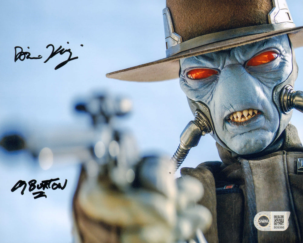 Corey Burton & Dorian Kingi as Cad Bane in Star Wars: The Book of Boba Fett (SWAU) Signed 8x10 Photo