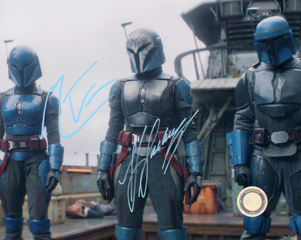 Katee Sackhoff as Bo-Katan & Mercedes Varnado as Koska Reeves in Star Wars: The Mandalorian (SWAU) Signed 8x10 Photo