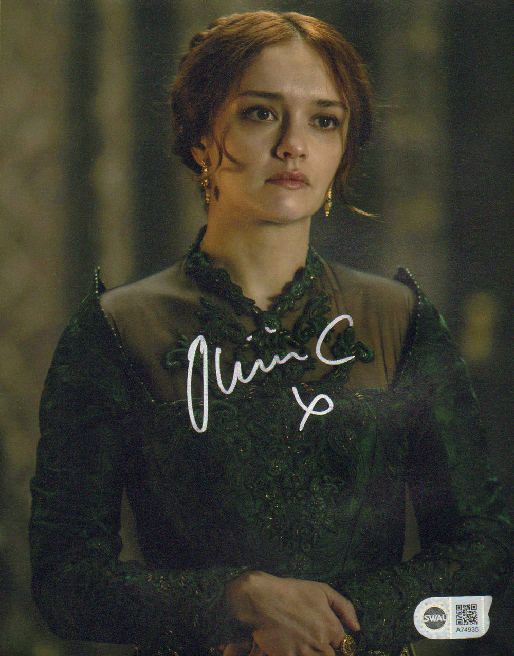 Olivia Cooke as Alicent Hightower in HBO's House of the Dragon (SWAU) Signed 8x10 Photo