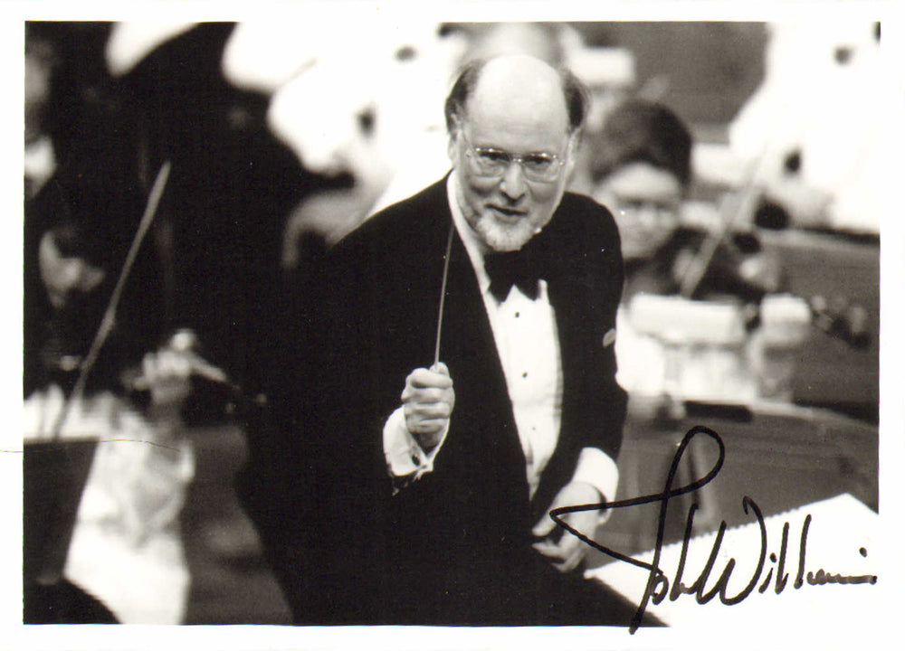 John Williams Composer of Star Wars, Indiana Jones, Superman, Harry Potter, Jurassic Park, Jaws, & More Signed 7x5 Photo