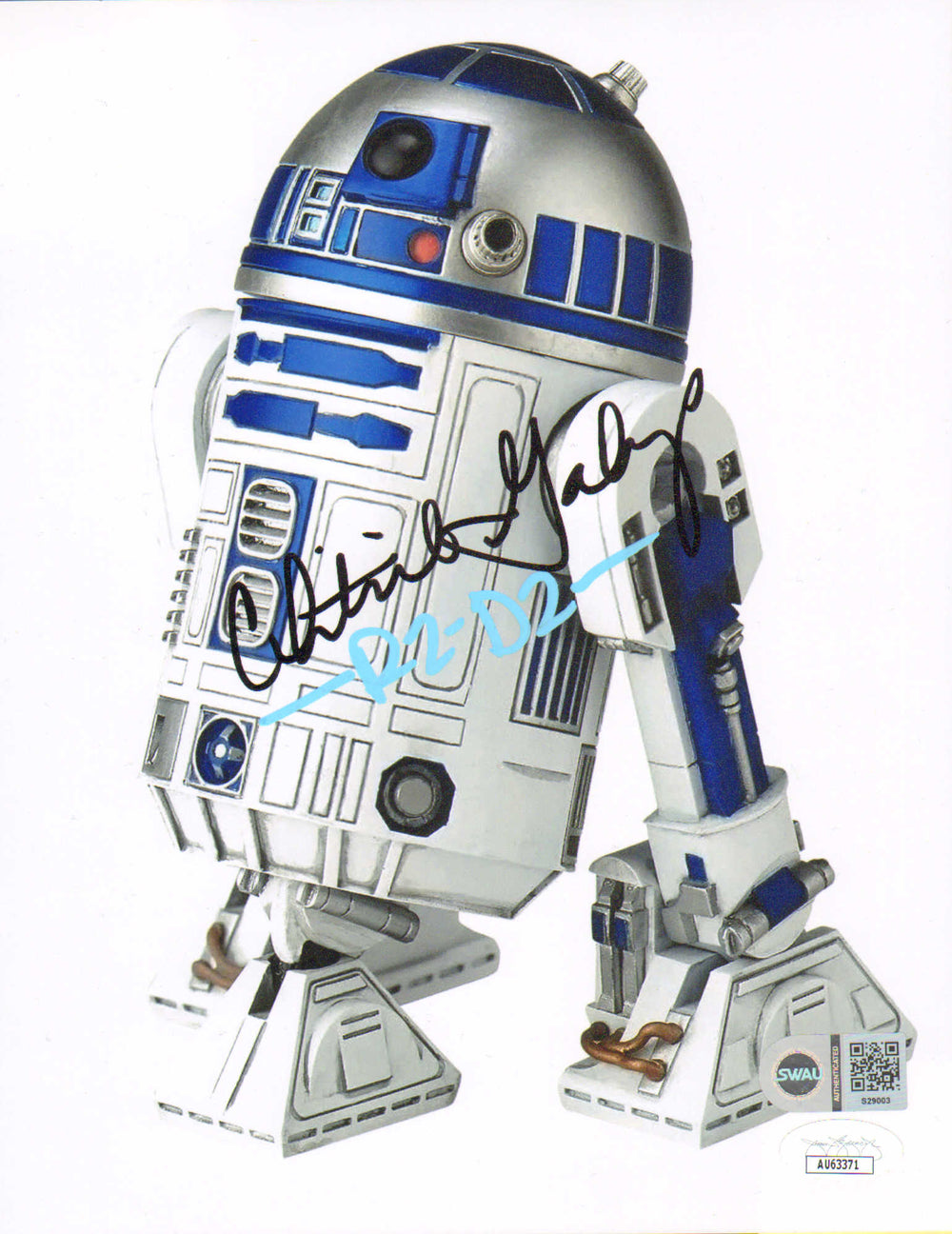 Christine Galey as R2-D2 in Star Wars (SWAU) Signed 8x10 Photo