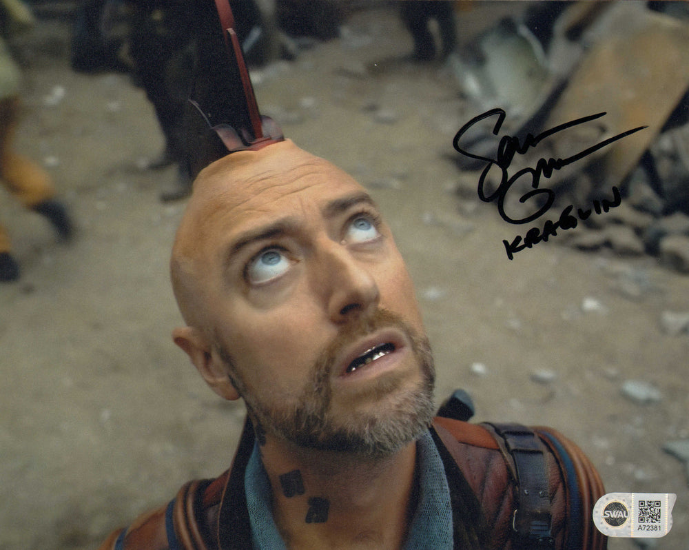 Sean Gunn as Kraglin Obfonteri in Guardians of the Galaxy Vol. 3 (SWAU) Signed 8x10 Photo with Character Name