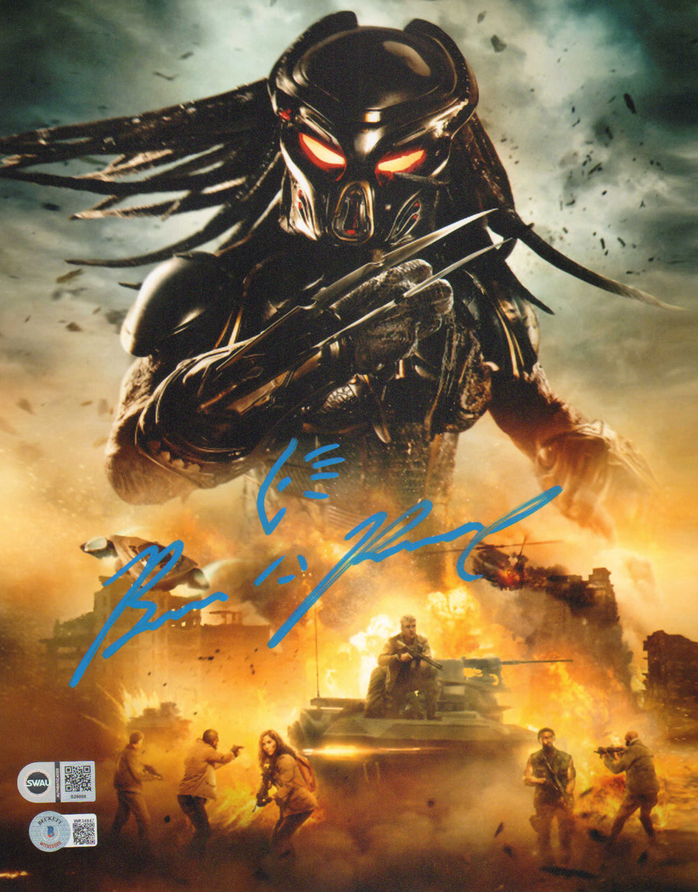 Brian A. Prince as The Predator in The Predator (SWAU) Signed 11x14 Mini Poster