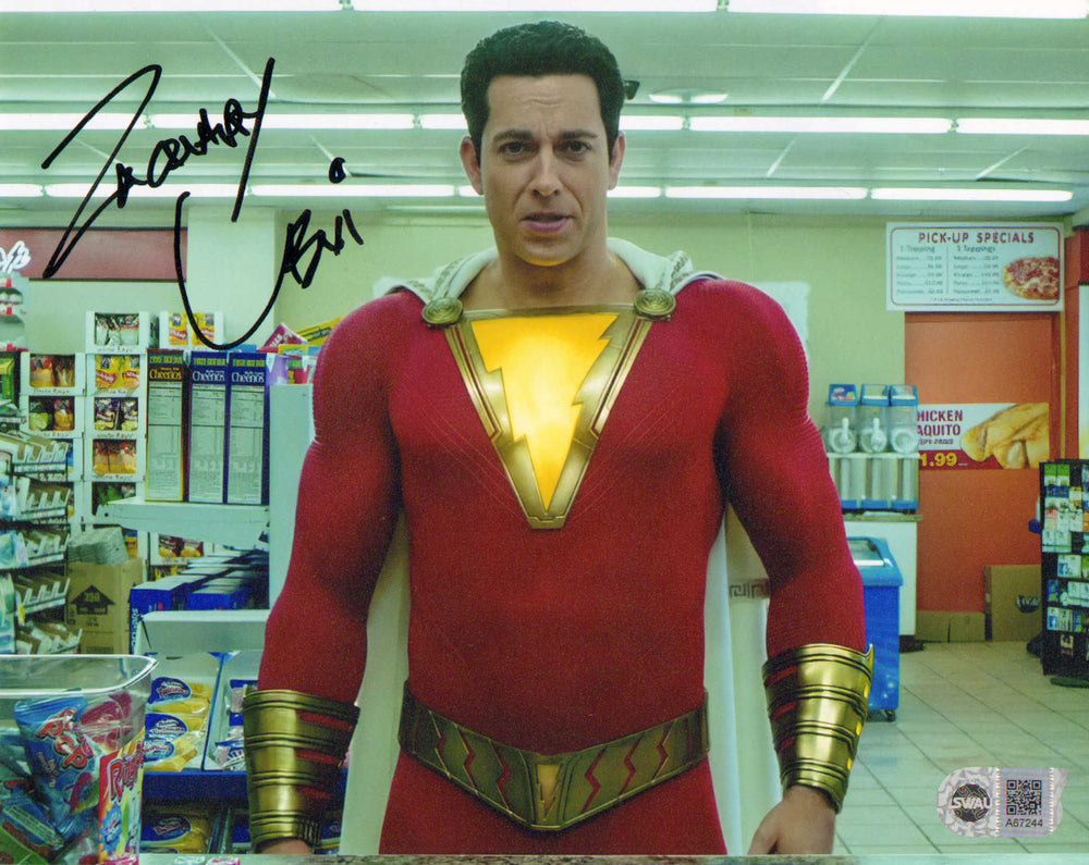 Zachary Levi as Shazam in Shazam (SWAU) Signed 8x10 Photo