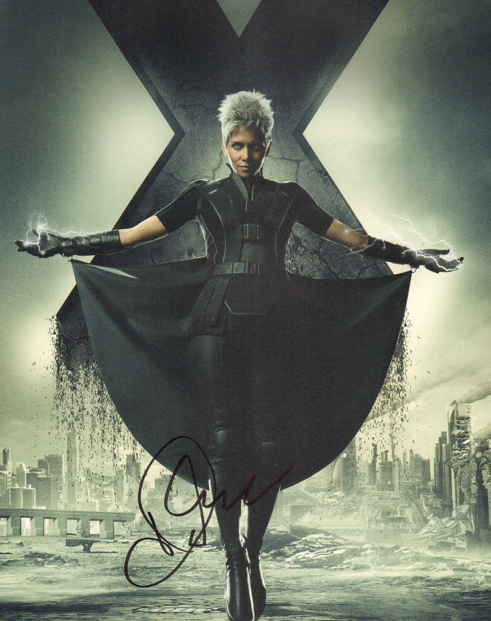 Halle Berry as Storm in X-Men: Days of Future Past Signed 11x14 Photo