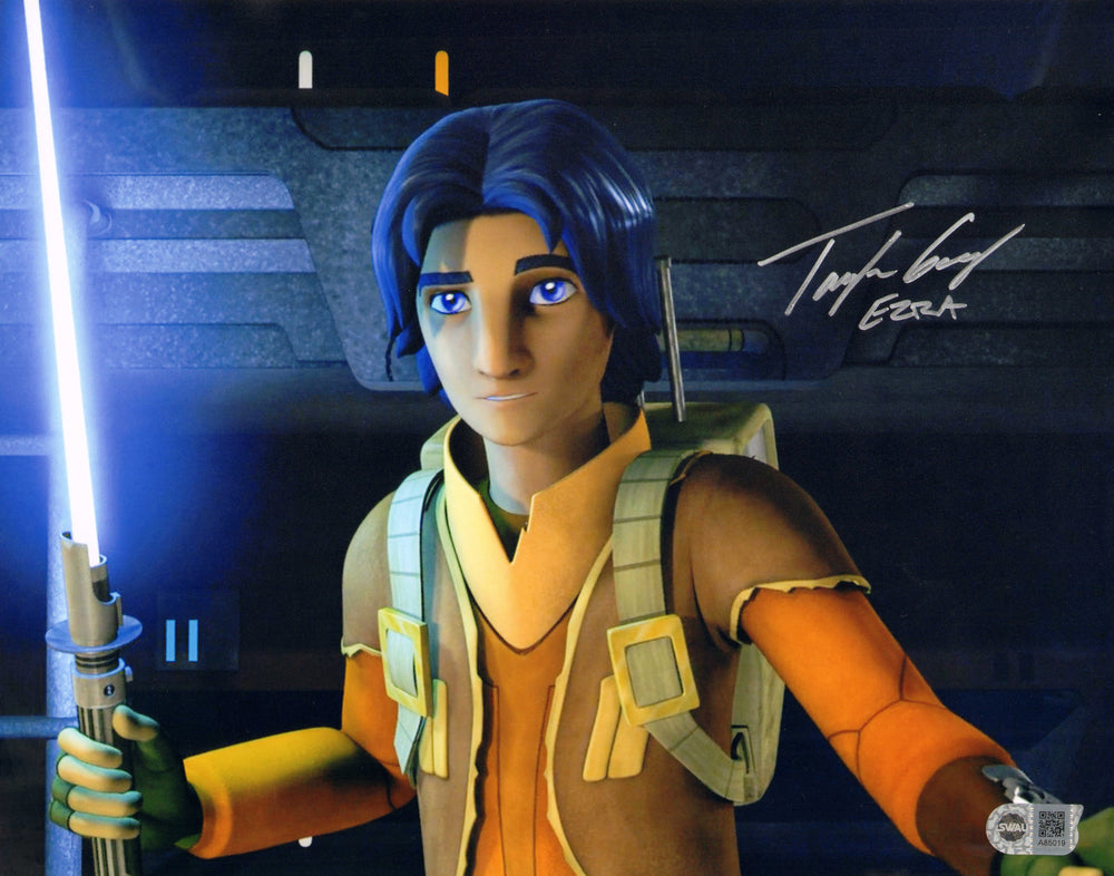 Taylor Gray as Ezra Bridger in Star Wars: Rebels (SWAU) Signed 11x14 Photo with Character Name