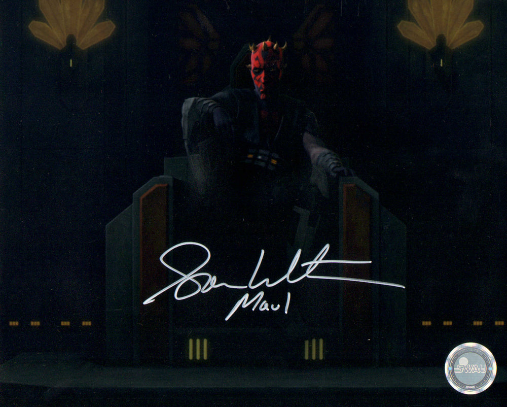 Sam Witwer as Darth Maul in Star Wars: The Clone Wars (SWAU) Signed 8x10 Photo with Character Name
