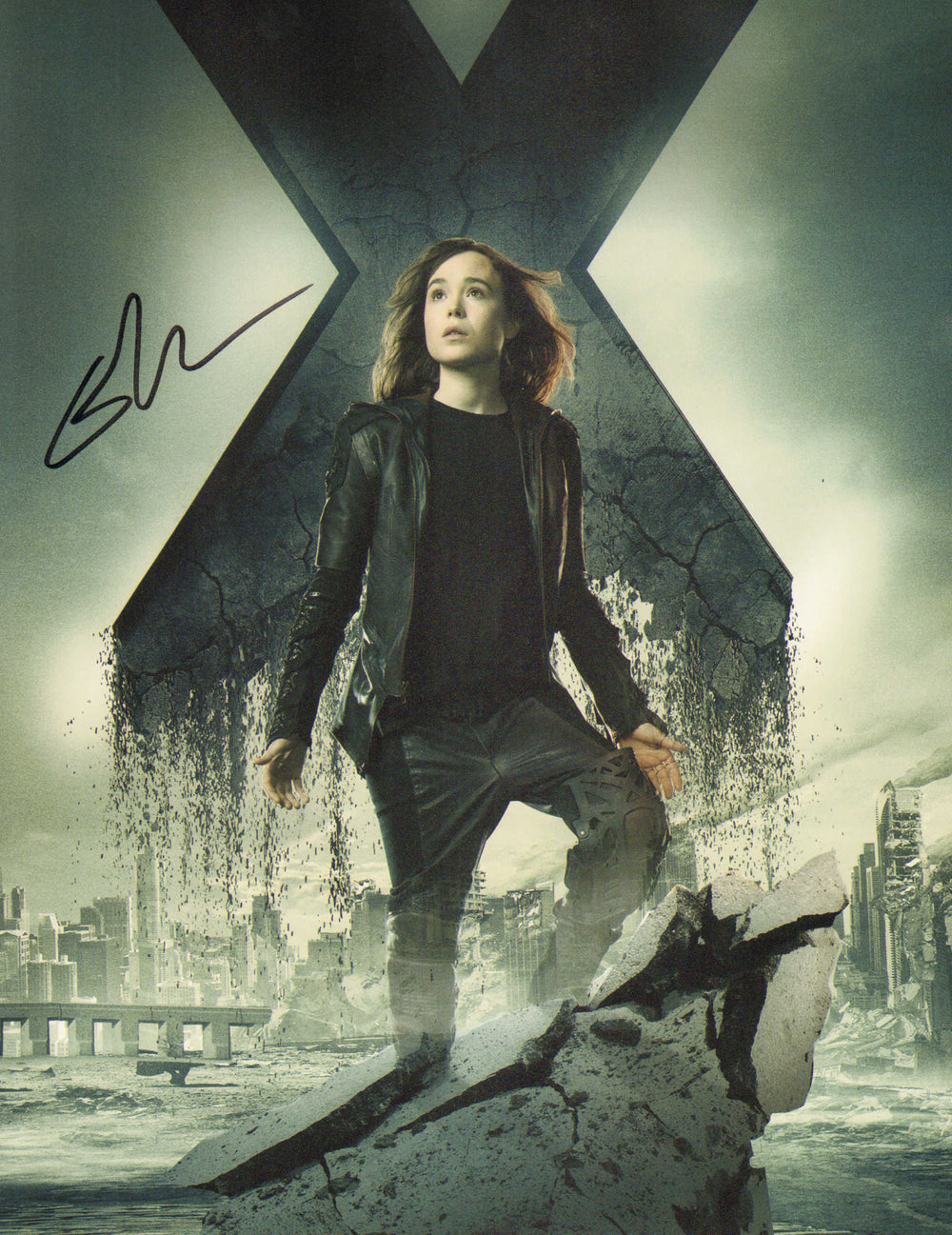 Elliot Page as Kitty Pryde in X-Men: Days of Future Past Signed 11x14 Photo