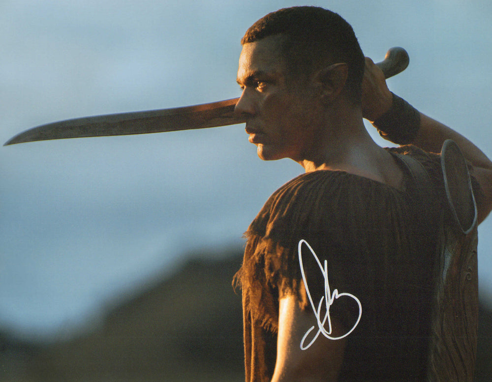 Ismael Cruz Cordova as Arondir in The Lord of The Rings: The Rings of Power Signed 11x14 Photo