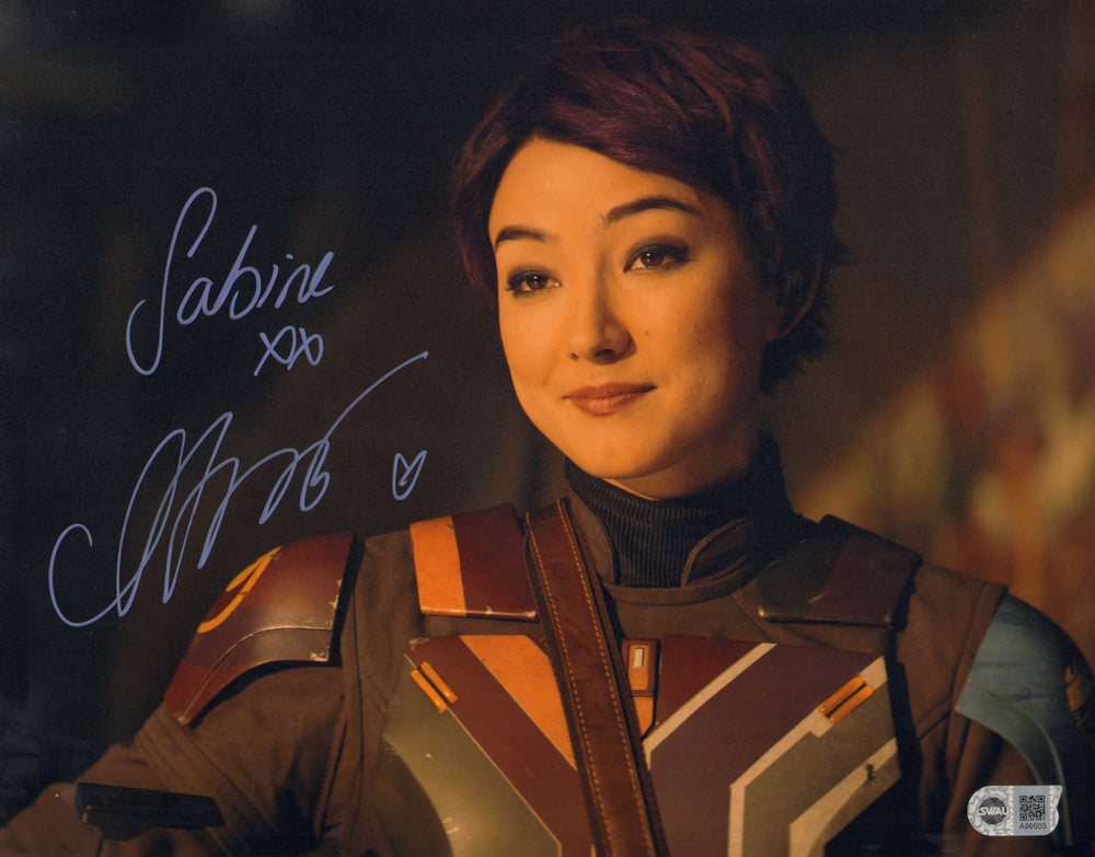 Natasha Liu Bordizzo as Sabine Wren in Star Wars: Ahsoka (SWAU) Signed 11x14 Photo with Character Name