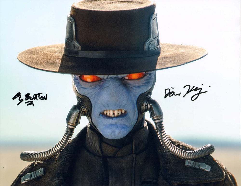 Corey Burton & Dorian Kingi as Cad Bane in Star Wars: The Book of Boba Fett (SWAU) Signed 11x14 Photo