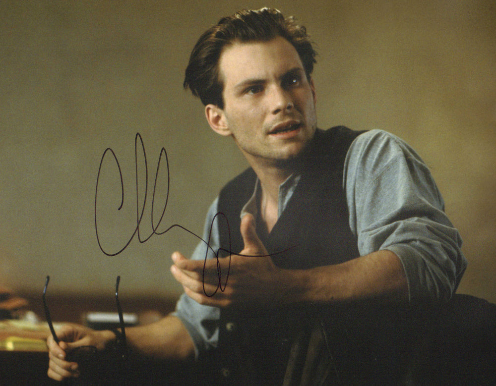 Christian Slater as Daniel Molloy in Interview with the Vampire Signed 11x14 Photo