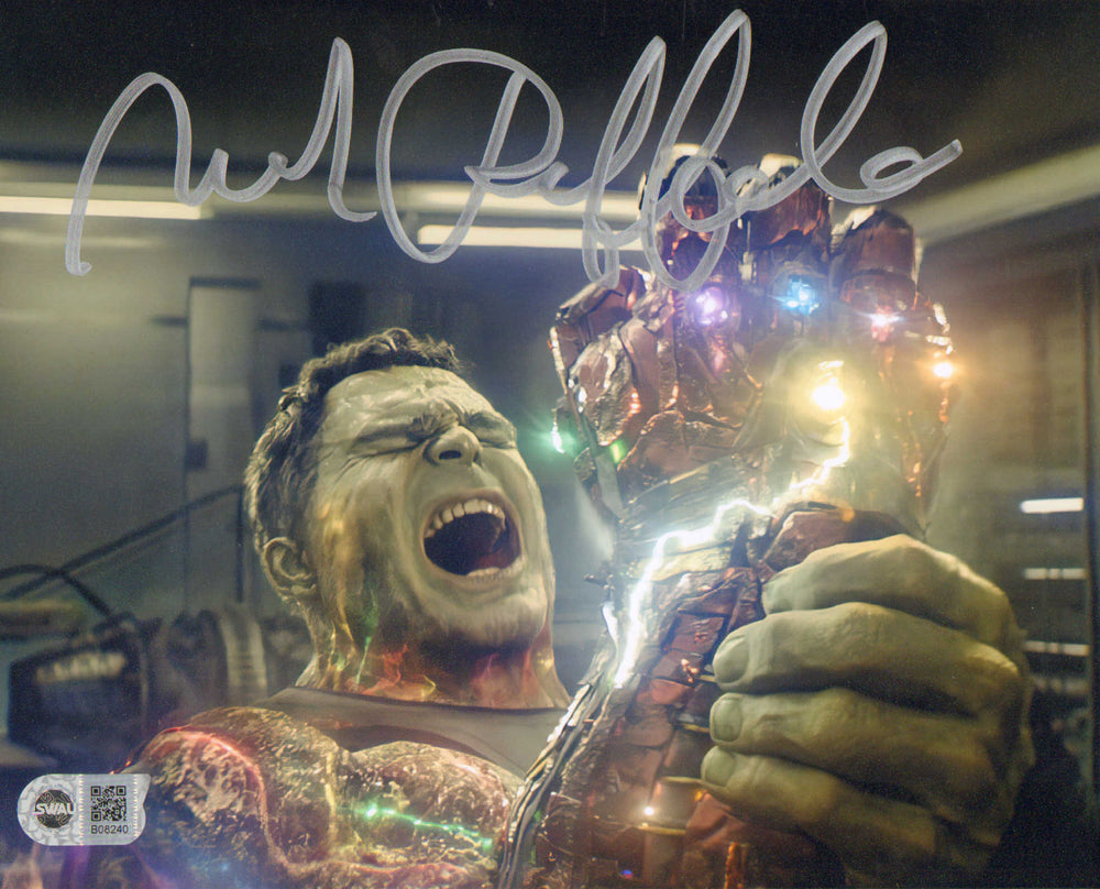 Mark Ruffalo as the Hulk in Avengers: Endgame (SWAU) Signed 8x10 Photo