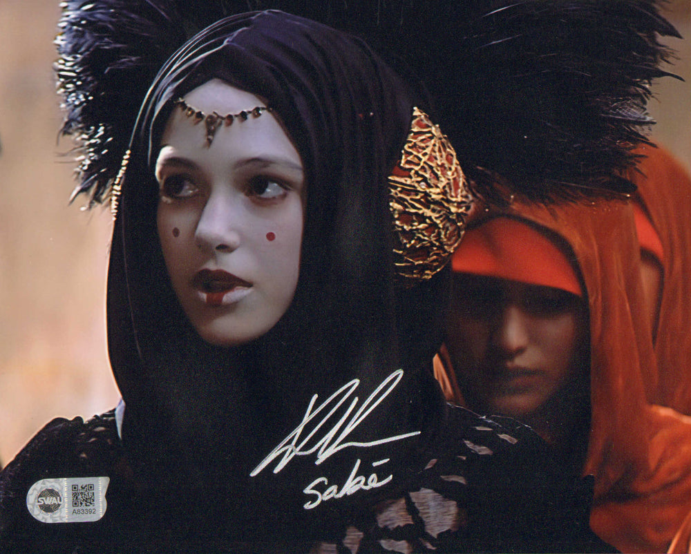 Keira Knightley as Sabe in Star Wars Episode I: The Phantom Menace (SWAU) Signed 8x10 Photo with Character Name