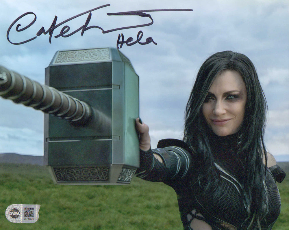 Cate Blanchett as Hela in Thor: Ragnarok (SWAU) Signed 8x10 Photo with Character Name