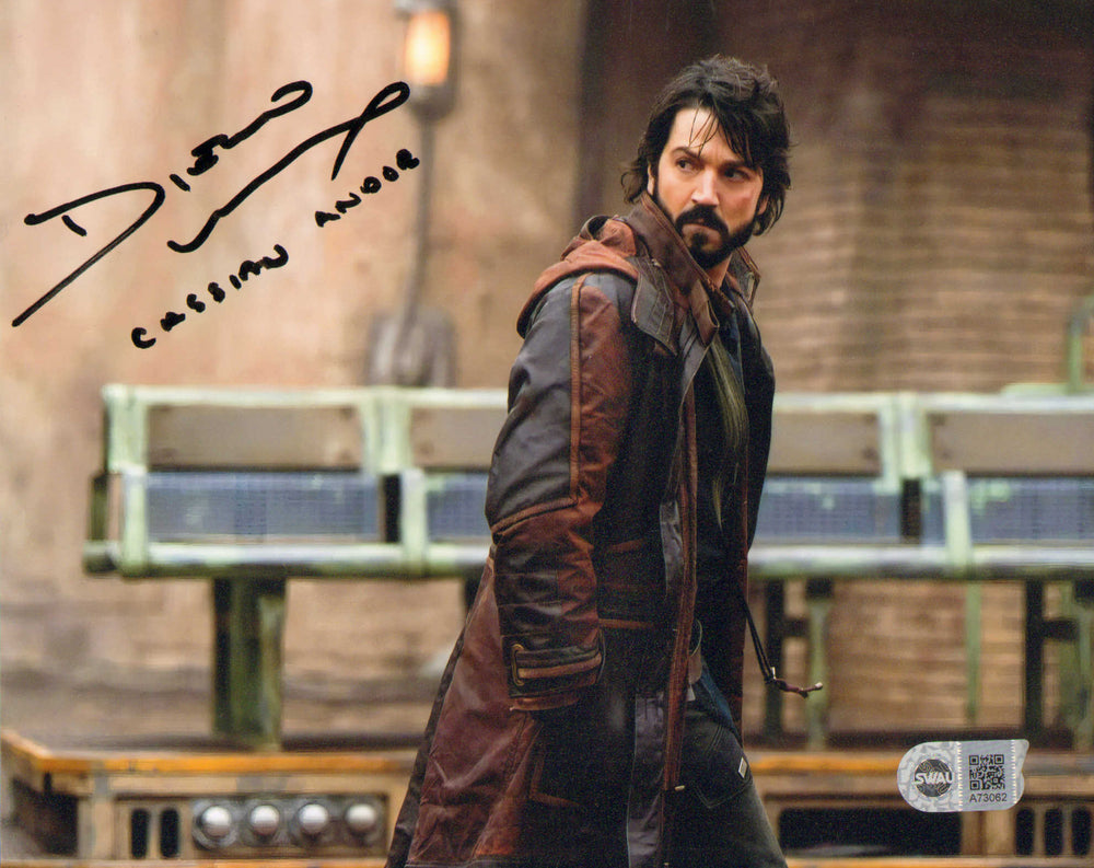 Diego Luna as Cassian Andor in Star Wars: Andor (SWAU) Signed 8x10 Photo with Full Character Name