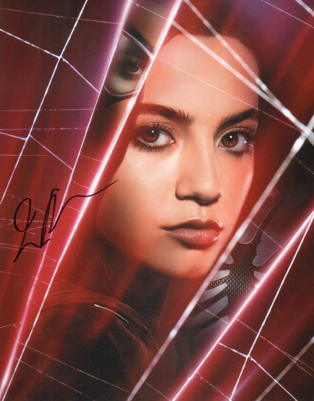 Isabela Merced as Anya Corazon in Madame Web Signed 11x14 Photo