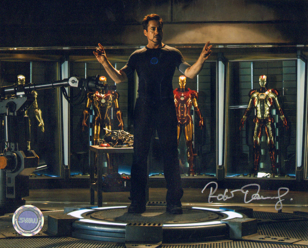 Robert Downey Jr. as Tony Stark / Iron Man in Iron Man 3 (SWAU) Signed 8x10 Photo