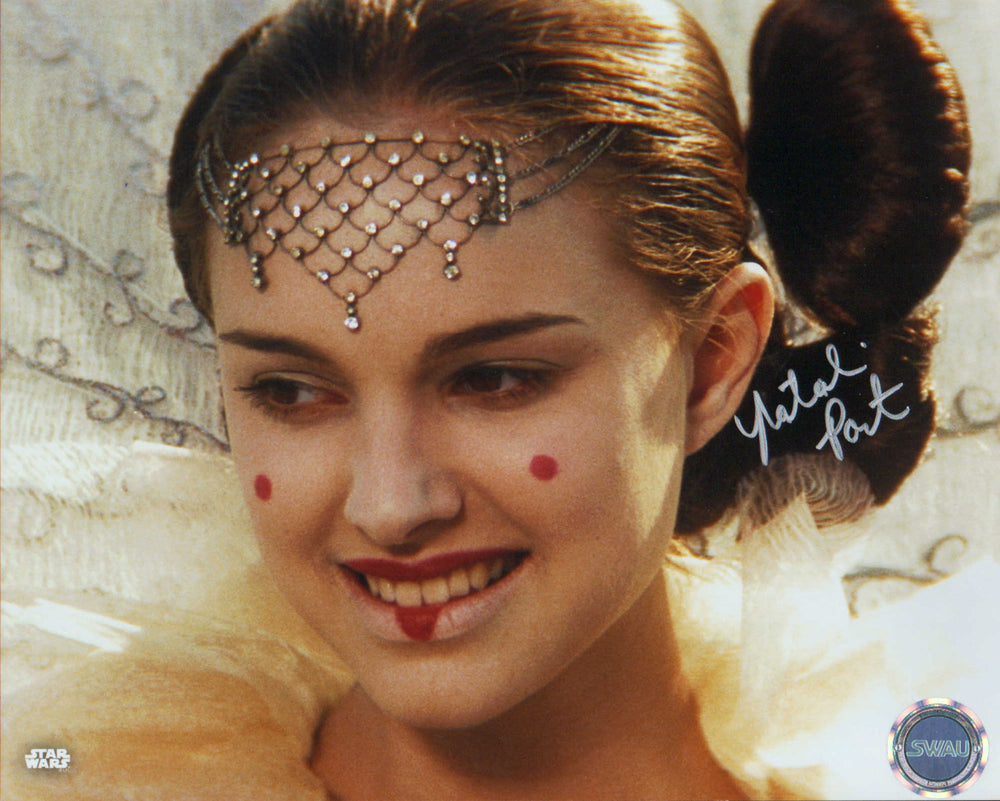 Natalie Portman as Queen Padme Amidala in Star Wars Episode I: The Phantom Menace (SWAU) Signed 8x10 Photo