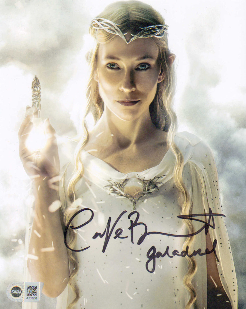 Cate Blanchett as Galadriel in The Hobbit: An Unexpected Journey (SWAU) Signed 8x10 Photo with Character Name