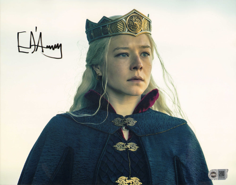 Emma D'Arcy as Rhaenyra Targaryen in HBO's House of the Dragon (SWAU) Signed 11x14 Photo