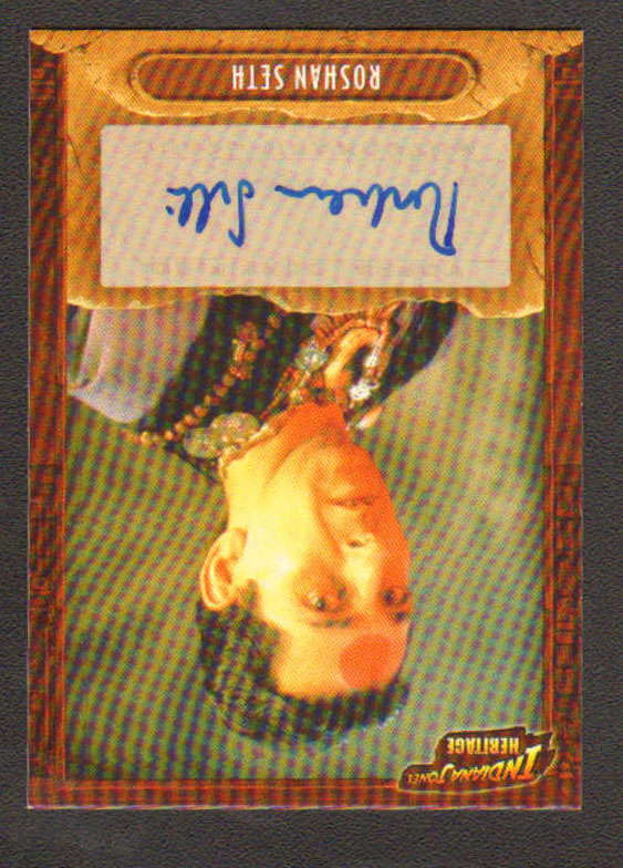 
                  
                    Indiana Jones Heritage Topps Trading Cards 8pc LOT Signed by Ke Huy Quan, Paul Freeman, Julian Glover, Wolf Kahler, Anthony Higgins, Ric Young, Philip Tan, & Roshan Seth
                  
                