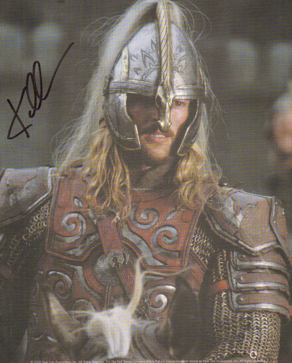 Karl Urban as Eomer in The Lord of the Rings: The Return of the King Signed 8x10 Photo