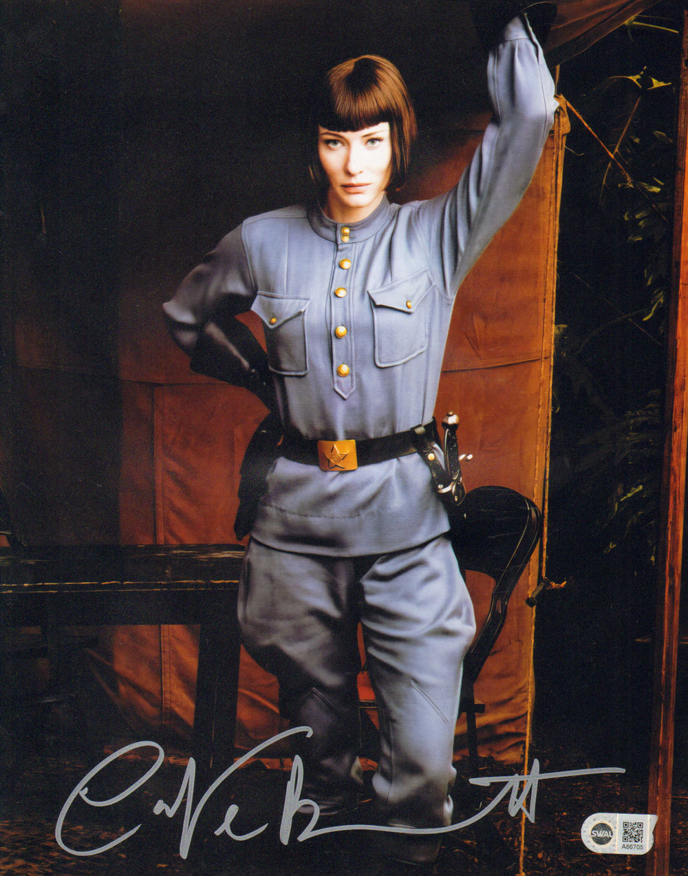 Cate Blanchett as Irina Spalko in Indiana Jones and the Kingdom of the Crystal Skull (SWAU) Signed 11x14 Photo