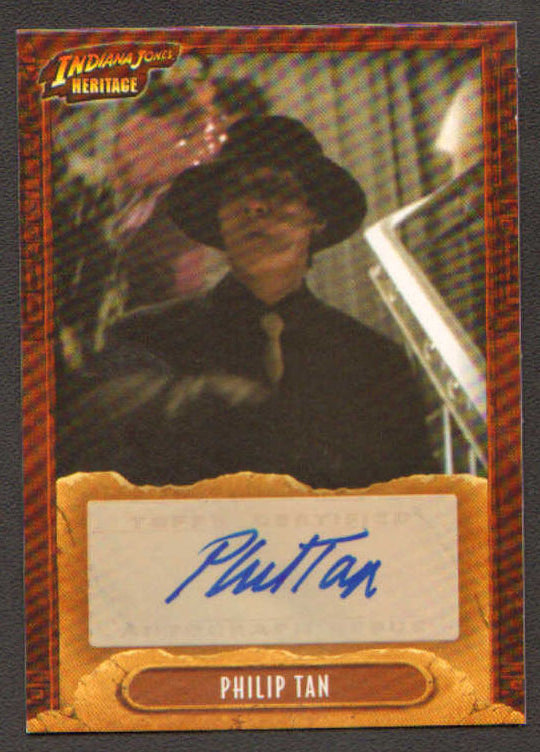 
                  
                    Indiana Jones Heritage Topps Trading Cards 8pc LOT Signed by Ke Huy Quan, Paul Freeman, Julian Glover, Wolf Kahler, Anthony Higgins, Ric Young, Philip Tan, & Roshan Seth
                  
                
