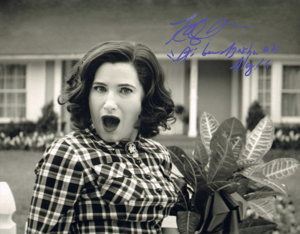 Kathryn Hahn as Agatha Harkness in WandaVision (SWAU) Signed 11x14 Photo with Quote