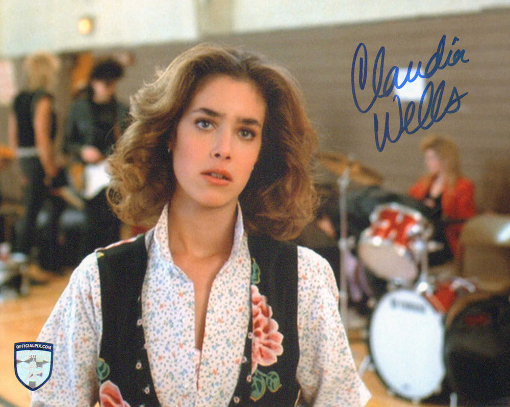 Claudia Wells as Jennifer Parker in Back to the Future (Official Pix) Signed 8x10 Photo