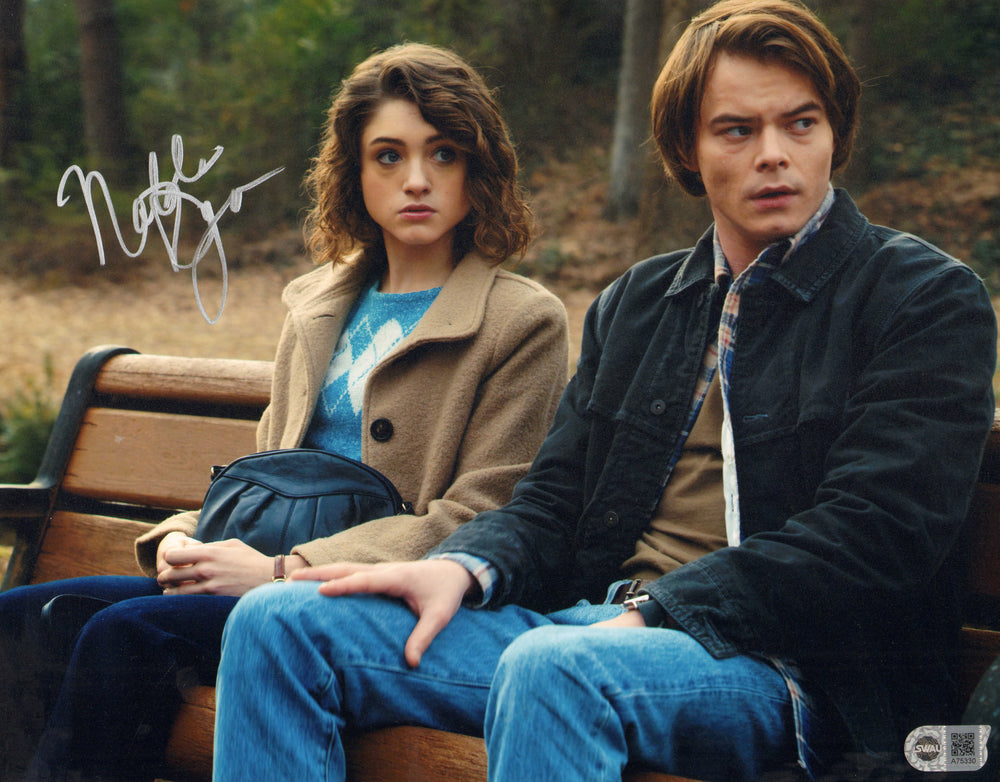 Natalia Dyer as Nancy Wheeler in Stranger Things (SWAU) Signed 11x14 Photo