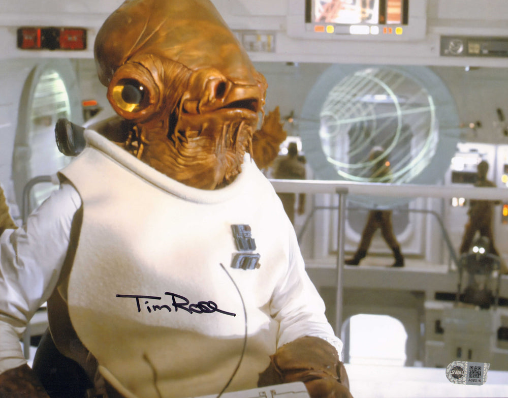 Tim Rose as Admiral Ackbar in Star Wars: Return of the Jedi (SWAU) Signed 11x14 Photo