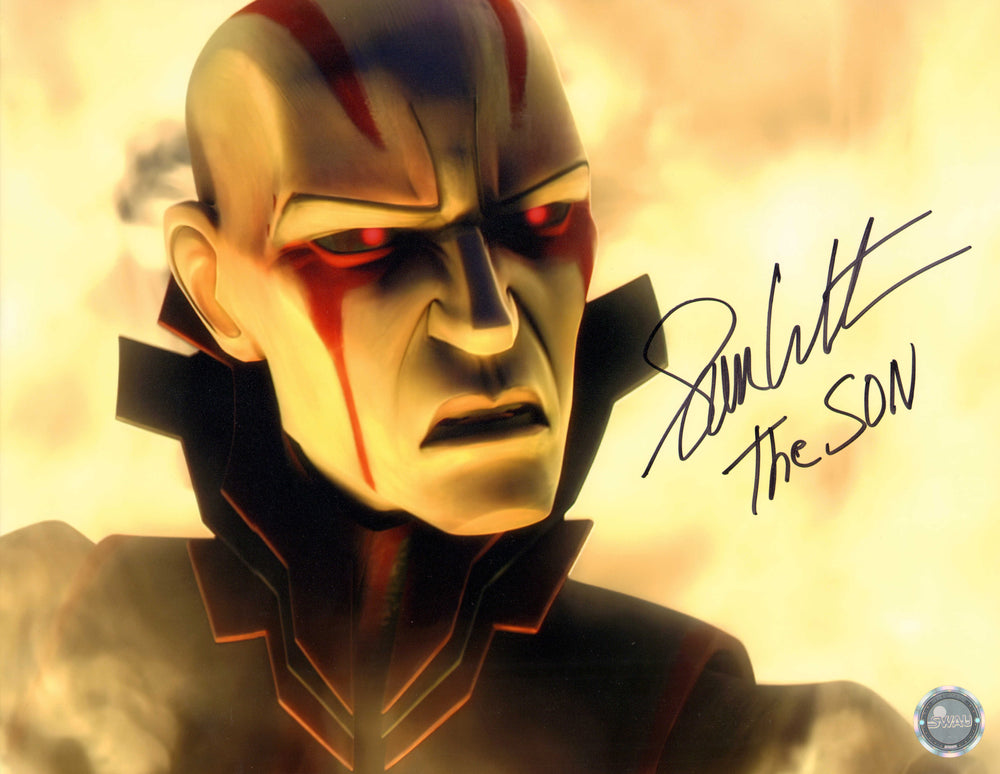 Sam Witwer as The Son of Mortis in Star Wars: The Clone Wars (SWAU) Signed 11x14 Photo with Character Name