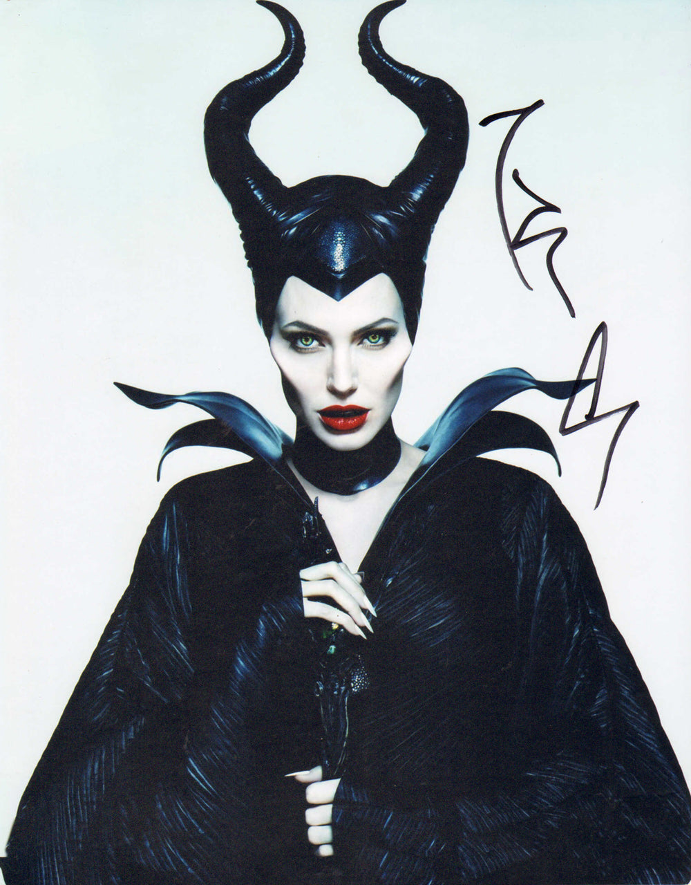 Angelina Jolie as Maleficent in Disney's Maleficent Signed 11x14 Photo