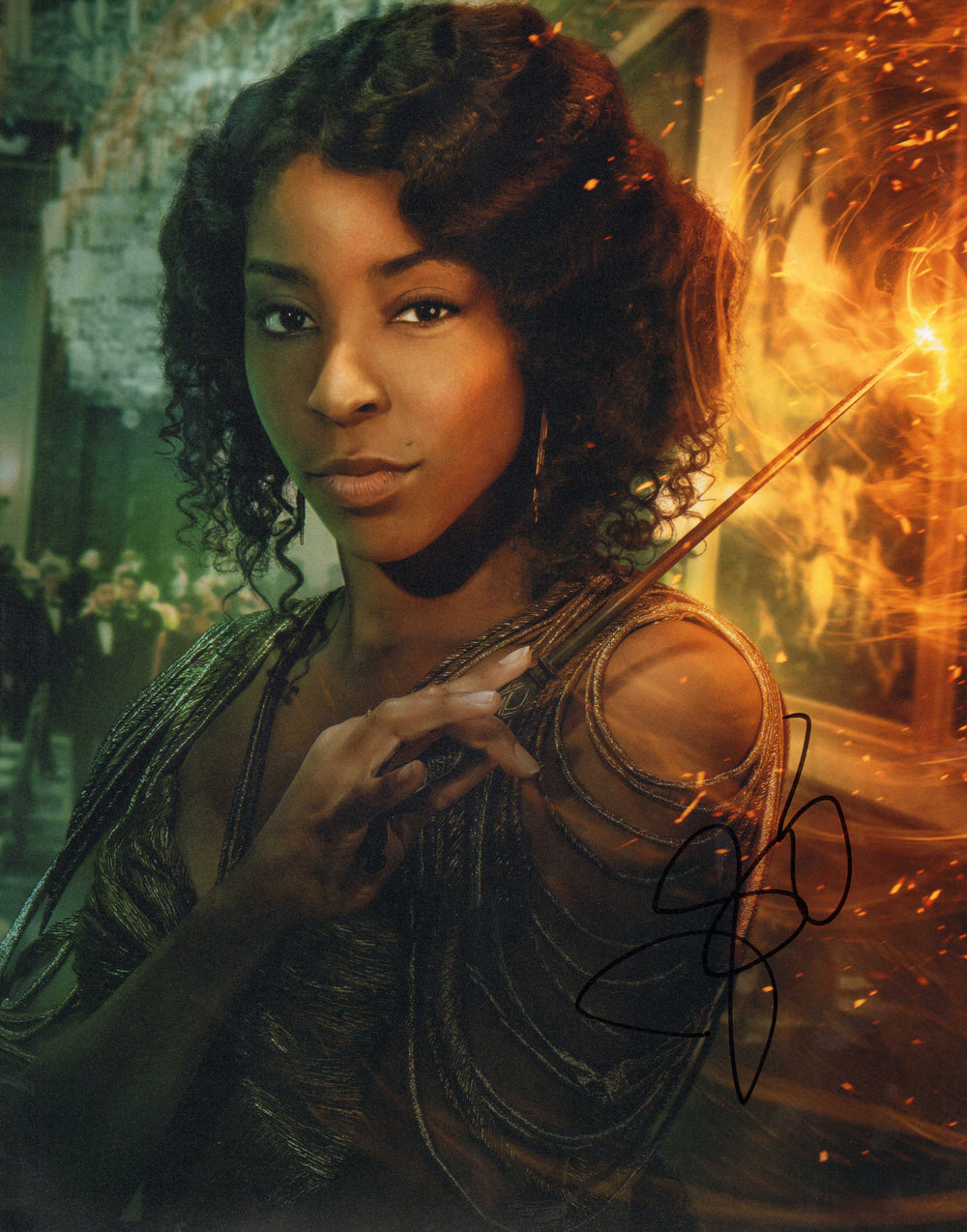 Jessica Williams as Lally Hicks in The Secrets of Dumbledore Signed 11x14 Photo