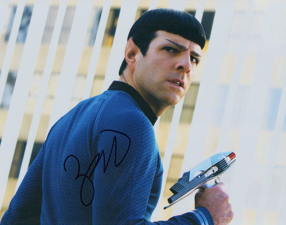Zachary Quinto as Spock in Star Trek Signed 11x14 Photo
