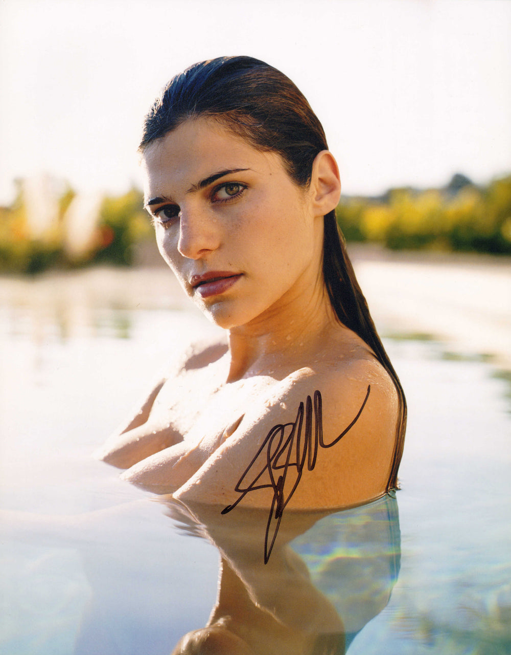 Lake Bell from What If...?, Harley Quinn, & Black Panther: Wakanda Forever Sexy Near Nude Signed 11x14 Photo