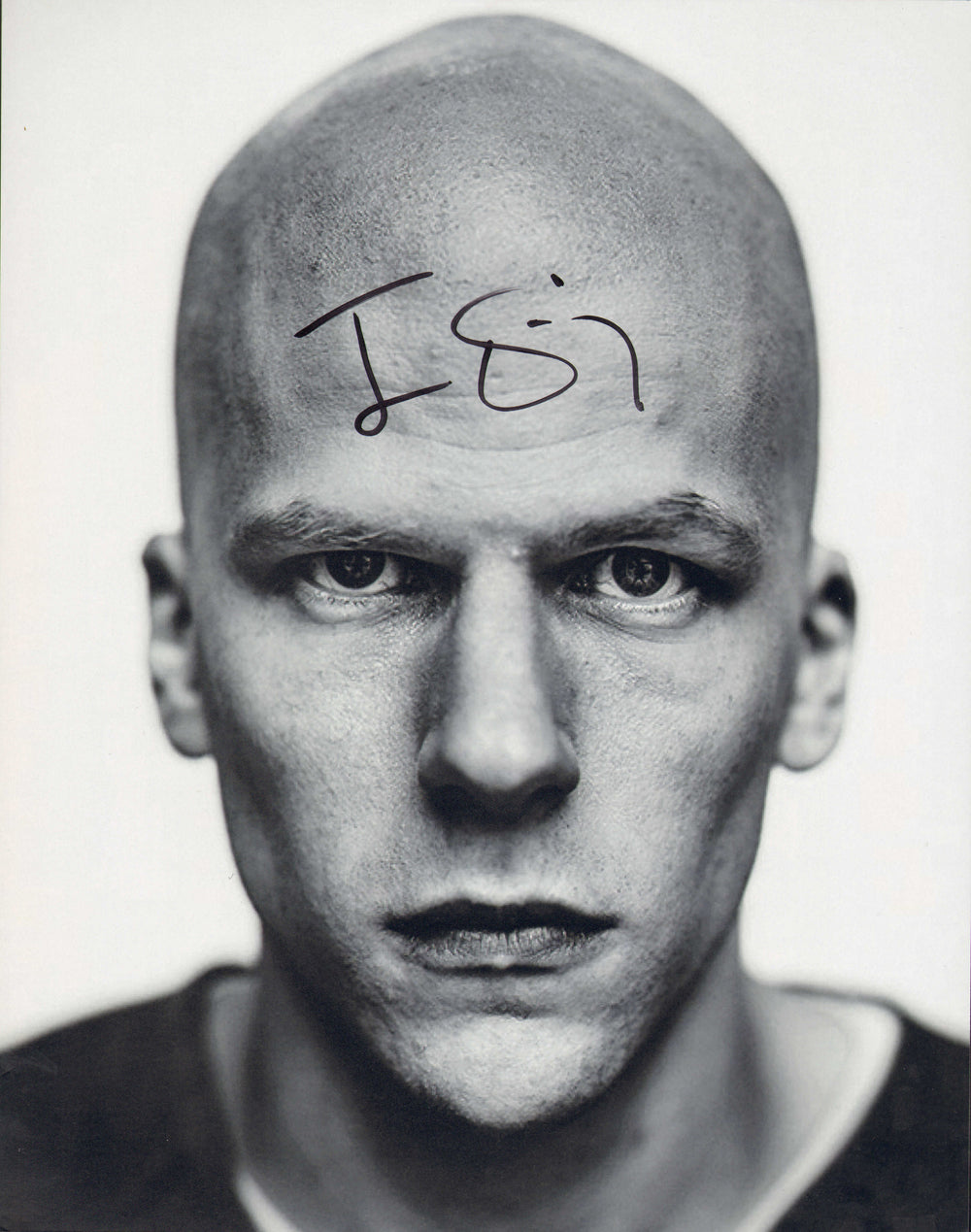 Jesse Eisenberg as Lex Luthor in Batman v Superman: Dawn of Justice Signed 11x14 Photo