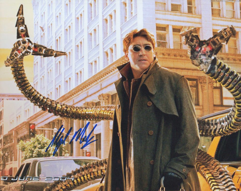 Alfred Molina as Doctor Octopus in Spider-Man 2 Signed 8x10 Photo