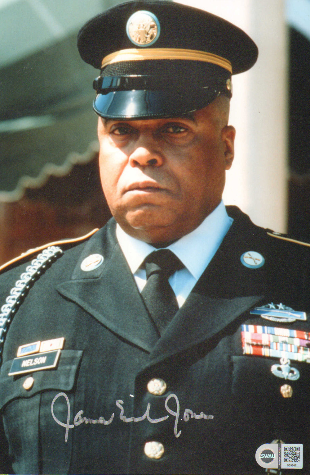 James Earl Jones as 'Goody' Nelson in Garden of Stone (SWAU) Signed 8x10 Photo