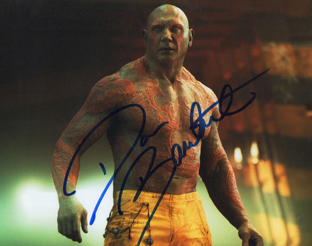 Drax The deals Destroyer signed photo