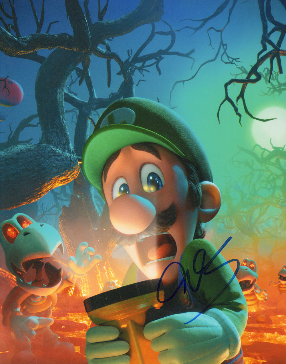 Charlie Day as Luigi in Super Mario Bros: The Movie Signed 11x14 Photo