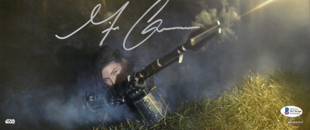 Gina Carano as Cara Dune in Star Wars: The Mandalorian (Beckett) Signed 6x14 Photo