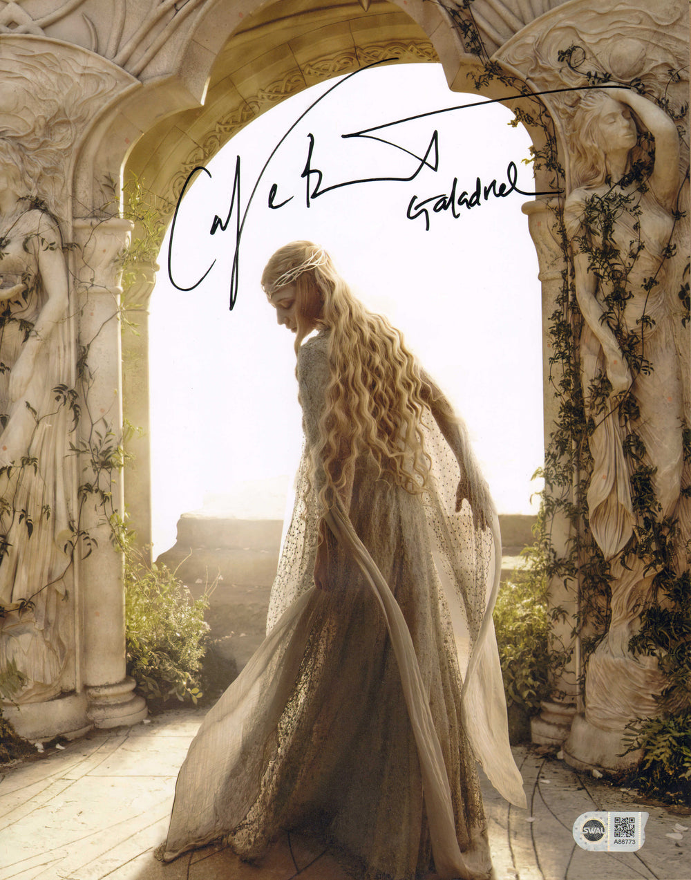 Cate Blanchett as Galadriel in The Hobbit: An Unexpected Journey (SWAU) Signed 11x14 Photo with Character Name