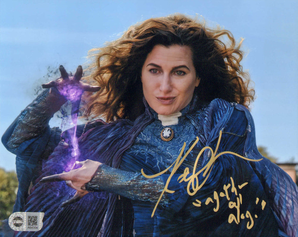 Kathryn Hahn as Agatha Harkness in WandaVision (SWAU) Signed 8x10 Photo with Quote