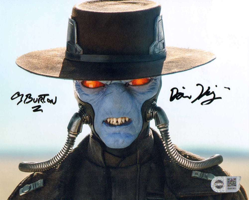 Corey Burton & Dorian Kingi as Cad Bane in Star Wars: The Book of Boba Fett (SWAU) Signed 8x10 Photo